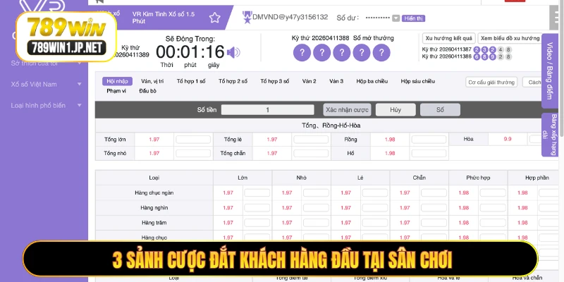 3 sảnh cược đắt khách hàng đầu tại sân chơi