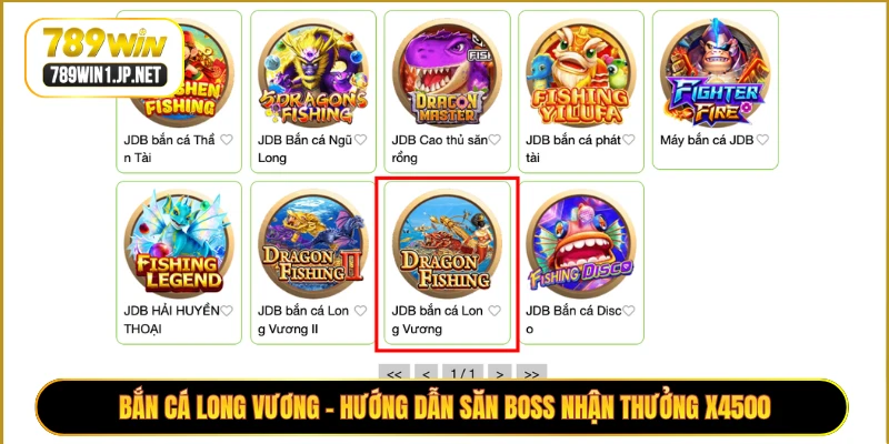 Bắn Cá Long Vương - Hướng Dẫn Săn Boss Nhận Thưởng X4500