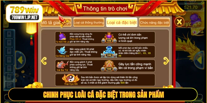 Chinh phục loài cá đặc biệt trong sản phẩm