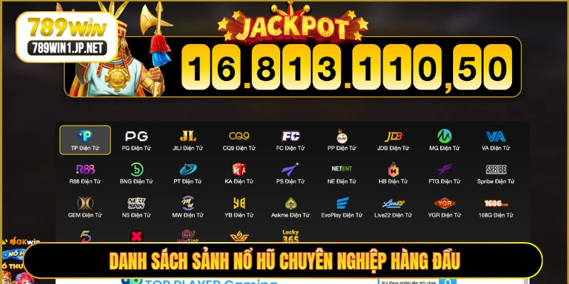 Danh sách sảnh nổ hũ chuyên nghiệp hàng đầu