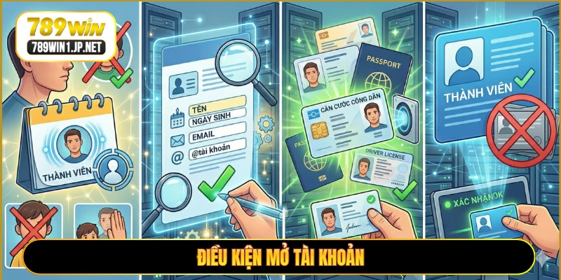 Điều kiện mở tài khoản