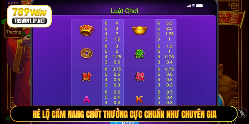 Hé lộ cẩm nang chốt thưởng cực chuẩn như chuyên gia