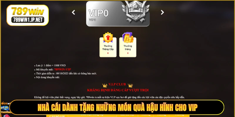 Nhà cái dành tặng những món quà hậu hĩnh cho VIP