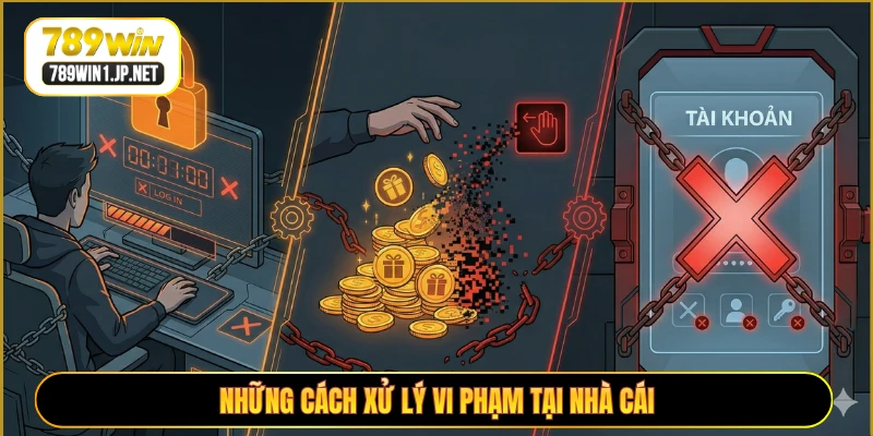 Những cách xử lý vi phạm tại nhà cái
