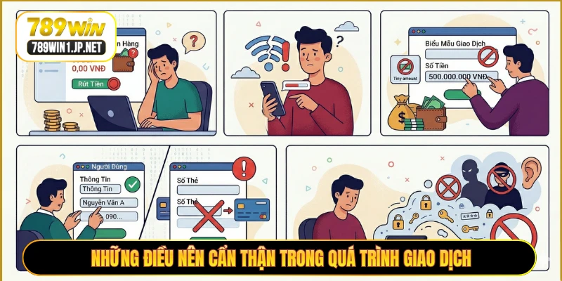 Những điều nên cẩn thận trong quá trình giao dịch