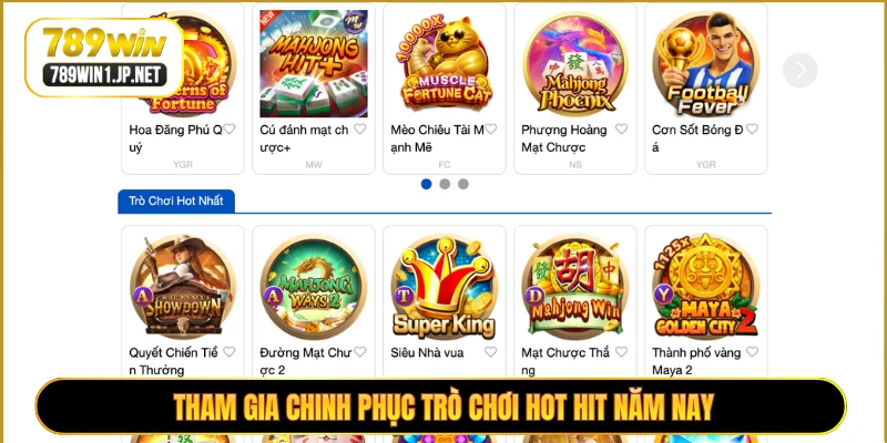 Tham gia chinh phục trò chơi hot hit năm nay