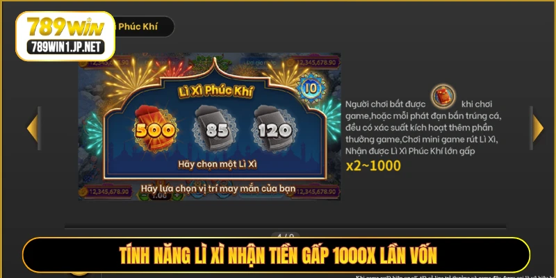 Tính năng lì xì nhận tiền gấp 1000X lần vốn