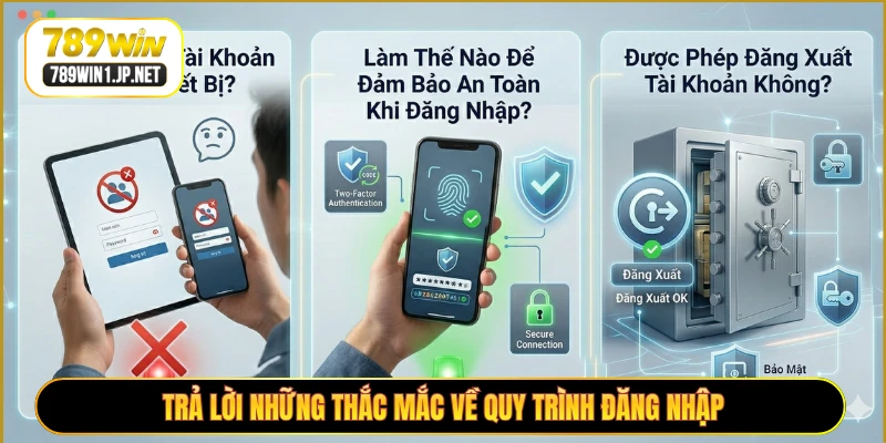 Trả lời những thắc mắc về quy trình đăng nhập