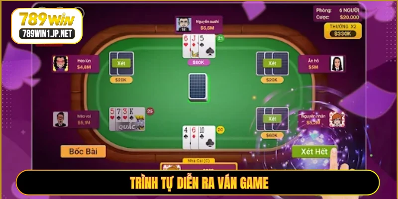 Trình tự diễn ra ván game