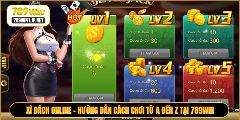 Xì dách online còn có tên gọi quốc tế là Blackjack